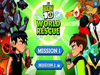 Игра БЕН 10 - Спасение мира